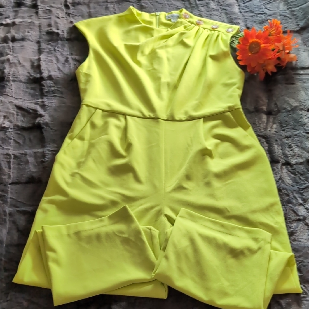 Calvin Klein Bright Yellow Jumpsuit